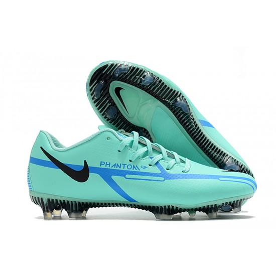 Nike Phantom GT2 FG Low-top Turqoise Men Soccer Cleats 