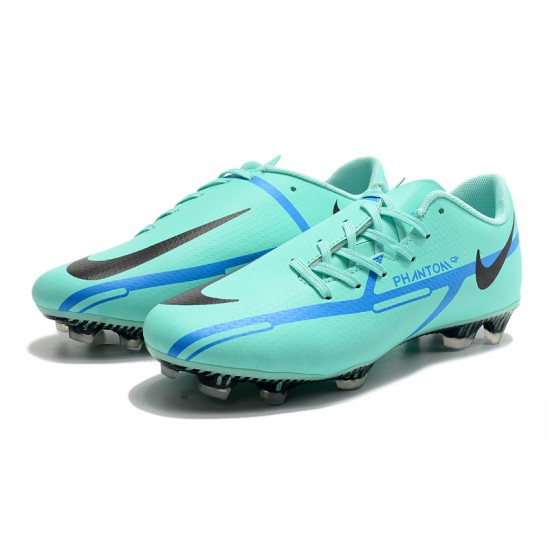 Nike Phantom GT2 FG Low-top Turqoise Men Soccer Cleats 