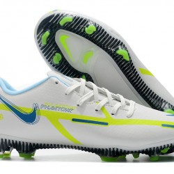 Nike Phantom GT2 FG Low-top White Green Blue Men Soccer Cleats 