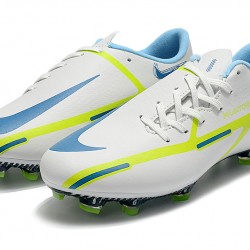 Nike Phantom GT2 FG Low-top White Green Blue Men Soccer Cleats 