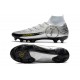 Nike Phantom Scorpion Elite Dynamic Fit FG Low Mens Silver Yellow Black Soccer Cleats