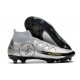 Nike Phantom Scorpion Elite Dynamic Fit FG Low Mens Silver Yellow Black Soccer Cleats