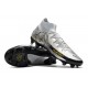 Nike Phantom Scorpion Elite Dynamic Fit FG Low Mens Silver Yellow Black Soccer Cleats