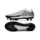 Nike Phantom Scorpion Elite FG Mens Silver Black Soccer Cleats