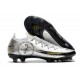 Nike Phantom Scorpion Elite FG Mens Silver Black Soccer Cleats