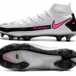 Nike Phantom GT Elite Dynamic Fit FG White Pink Black Soccer Cleats