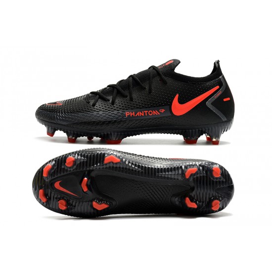 Nike Phantom GT Elite FG Black Orange Soccer Cleats