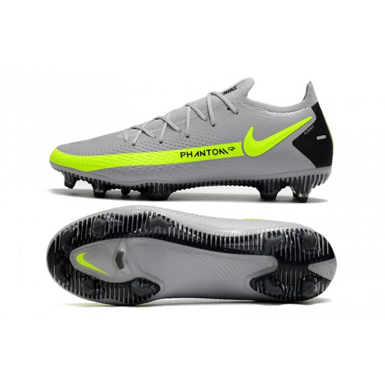 Nike Phantom GT Elite FG Green Black Grey Soccer Cleats (2).jpg