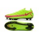 Nike Phantom GT Elite FG Green Black Peach Soccer Cleats