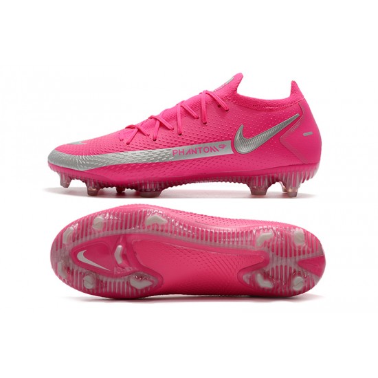 Nike Phantom GT Elite FG Silver Peach Soccer Cleats