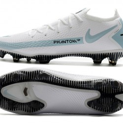 Nike Phantom GT Elite FG White Blue Soccer Cleats
