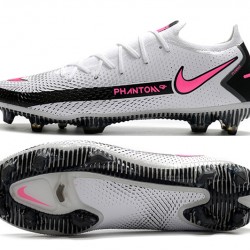 Nike Phantom GT Elite FG White Pink Black Soccer Cleats