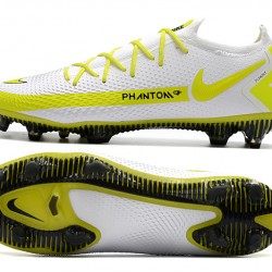 Nike Phantom GT Elite FG White Yellow Black Soccer Cleats