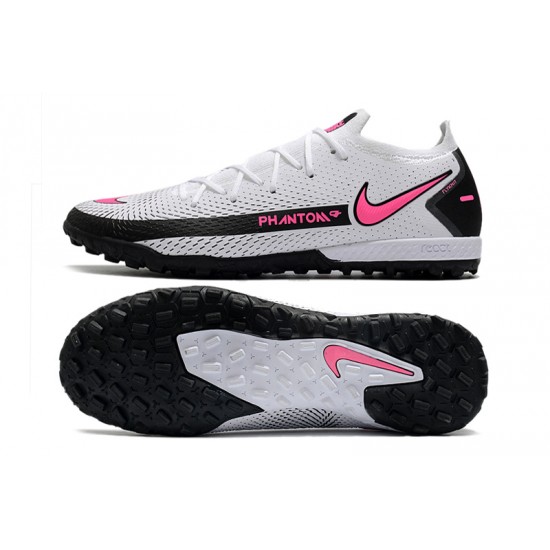 Nike Phantom GT Elite TF Black White Pink Soccer Cleats