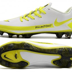 Nike Phantom GT FG White Yellow Soccer Cleats