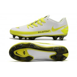 Nike Phantom GT FG White Yellow Soccer Cleats