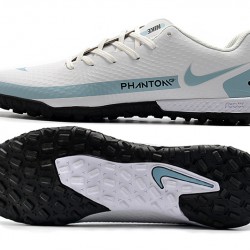 Nike Phantom GT TF Grey Blue Soccer Cleats