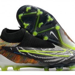 Nike Phantom GX Elite AG Black Green Women And Men Soccer Shoes