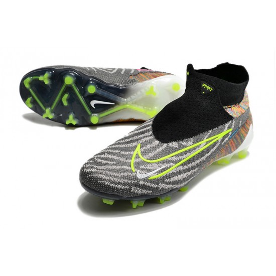 Nike Phantom GX Elite AG Black Green Women And Men Soccer Shoes