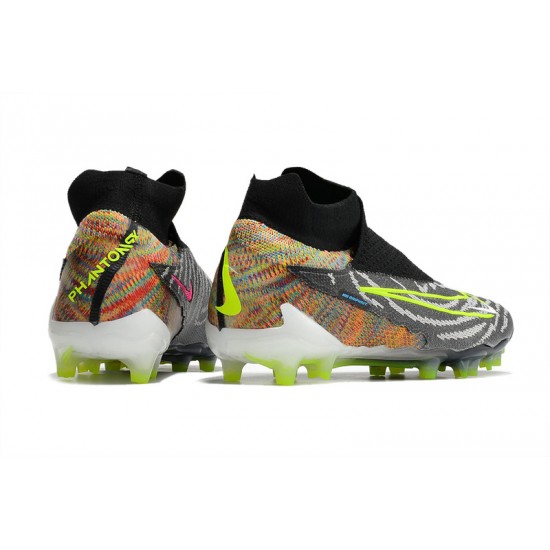 Nike Phantom GX Elite AG Black Green Women And Men Soccer Shoes