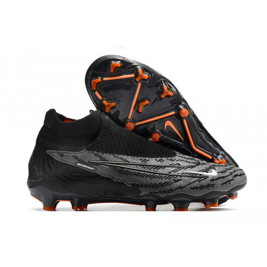 Nike Phantom GX Elite AG Black Orange Women And Men Soccer Shoes