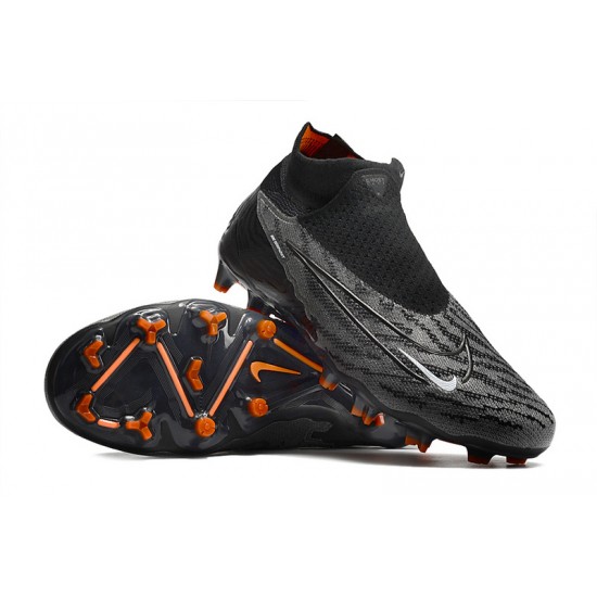 Nike Phantom GX Elite AG Black Orange Women And Men Soccer Shoes