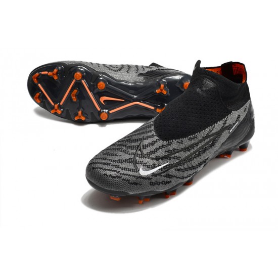 Nike Phantom GX Elite AG Black Orange Women And Men Soccer Shoes