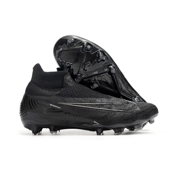 Nike Phantom GX Elite AG Black Women And Men High Soccer Shoes