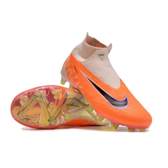 Nike Phantom GX Elite AG Orange White Women And Men Soccer Shoes