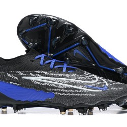 Nike Phantom GX Elite FG Black Blue Women And Men Soccer Cleats 