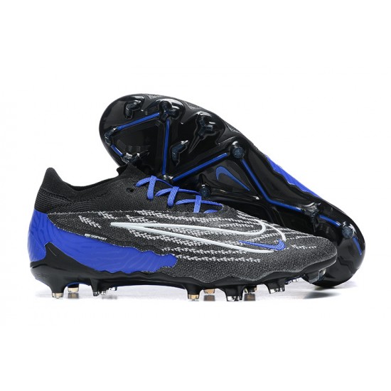 Nike Phantom GX Elite FG Black Blue Women And Men Soccer Cleats