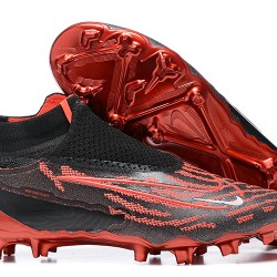 Nike Phantom GX Elite FG Black Red Women And Men Soccer Cleats 