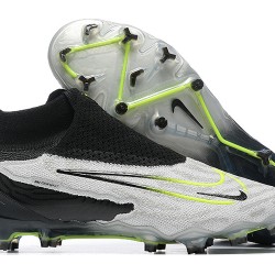 Nike Phantom GX Elite FG Black White Women And Men Soccer Cleats 