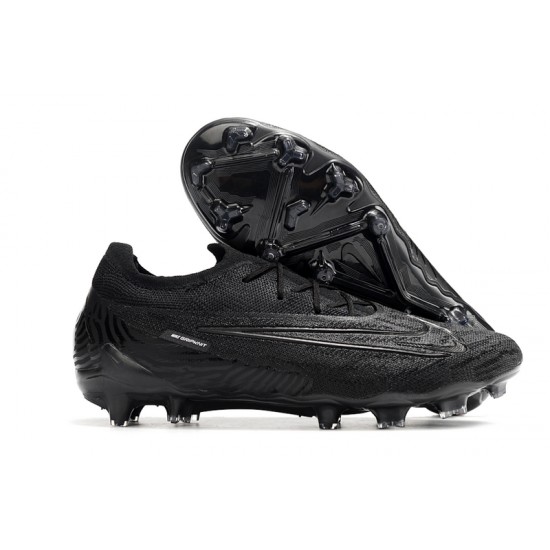 Nike Phantom GX Elite FG Black Women And Men Low Soccer Shoes