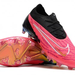 Nike Phantom GX Elite FG Blue Black Pink Women And Men Low Soccer Shoes