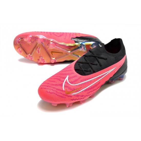 Nike Phantom GX Elite FG Blue Black Pink Women And Men Low Soccer Shoes