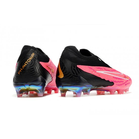 Nike Phantom GX Elite FG Blue Black Pink Women And Men Low Soccer Shoes