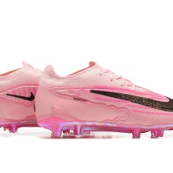 Nike Phantom GX Elite FG High-top Pink Women And Men Soccer Cleats 