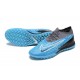 Nike Phantom GX Elite TF Black Blue Women And Men Soccer Cleats