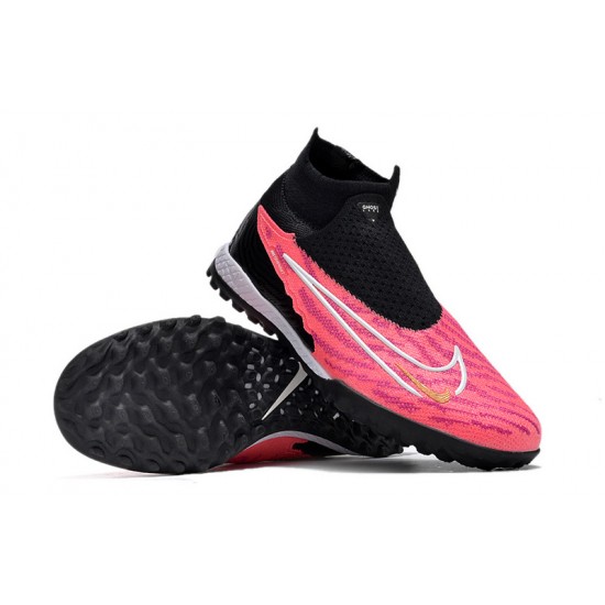 Nike Phantom GX Elite TF Black Pink White Women And Men Soccer Cleats