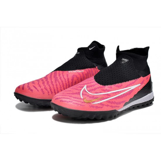 Nike Phantom GX Elite TF Black Pink White Women And Men Soccer Cleats