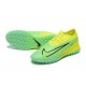 Nike Phantom GX Elite TF Green Yellow Women And Men Soccer Cleats 