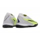 Nike Phantom GX Elite TF Grey Green Women And Men Low Soccer Cleats 