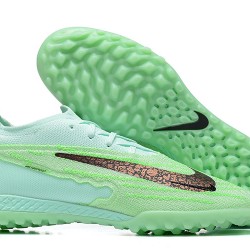 Nike Phantom GX Elite TF High-top Green Women And Men Soccer Cleats 