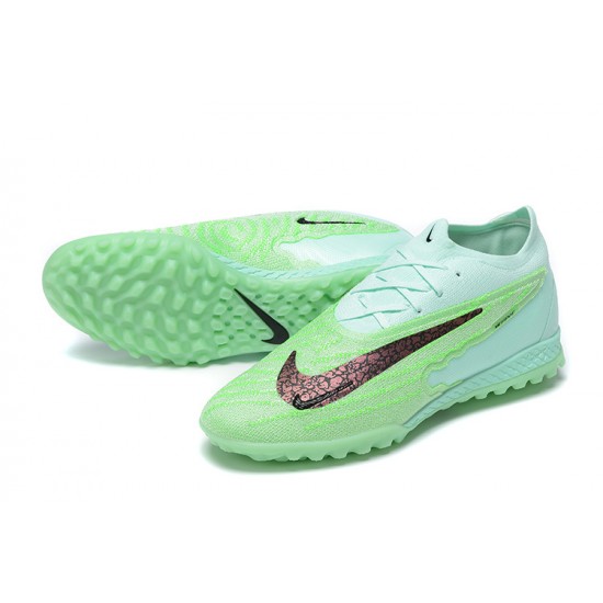 Nike Phantom GX Elite TF High-top Green Women And Men Soccer Cleats