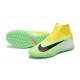 Nike Phantom GX Elite TF High-top Green Yellow Women And Men Soccer Cleats