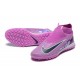 Nike Phantom GX Elite TF High-top Purple Women And Men Soccer Cleats