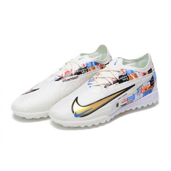 Nike Phantom GX Elite TF Low-top White Women And Men Soccer Cleats