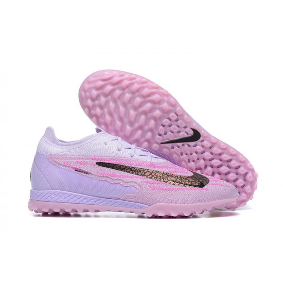 Nike Phantom GX Elite TF Purple Pink Women And Men Soccer Cleats