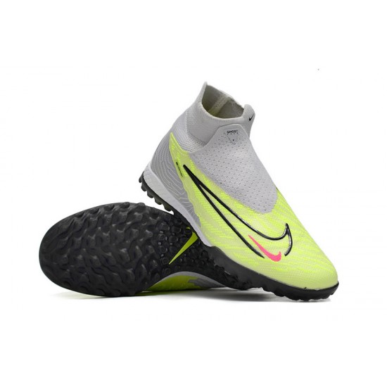 Nike Phantom GX Elite TF White Green Grey Women And Men Soccer Cleats